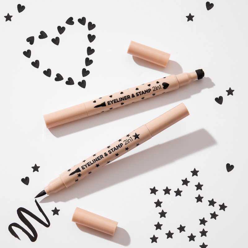 Eveline Cosmetics Variété multifunkcionális szemceruza ricinusolajjal gazdagítva 2 az 1-ben típus Heart 1 db termék 2. képe
