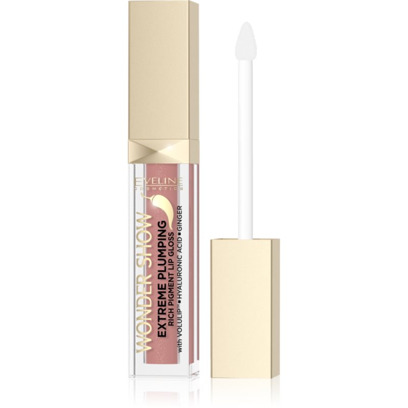 Eveline Cosmetics Wonder Show Extreme Plumping lucidalabbra effetto volumizzante colore 02 Dream Nude 6.8 ml