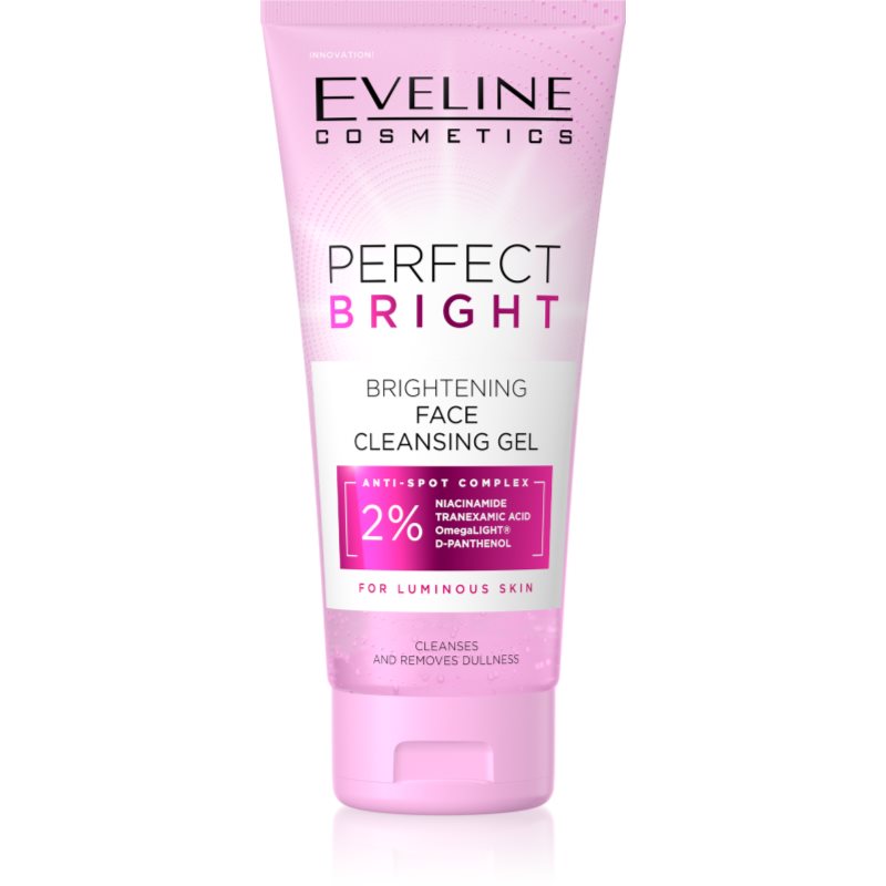 Eveline Cosmetics Perfect Bright Face Cleansing Gel brightening gel cleanser 150 ml