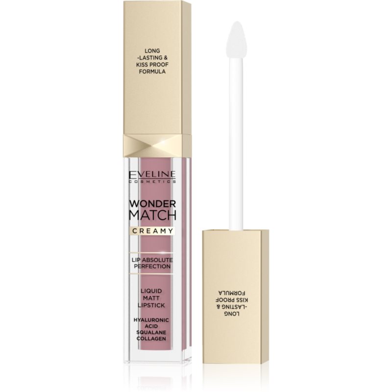 Eveline Cosmetics Eveline Cosmetics Wonder Match Creamy barra labial líquida mate tono 11 Milky Nude 6.8 ml