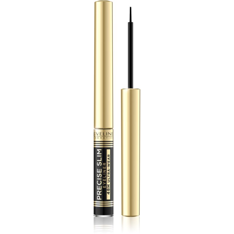 Eveline Cosmetics Eveline Cosmetics Precise Slim Eyeliner delineador de ojos tono Vinyl black 1 ud