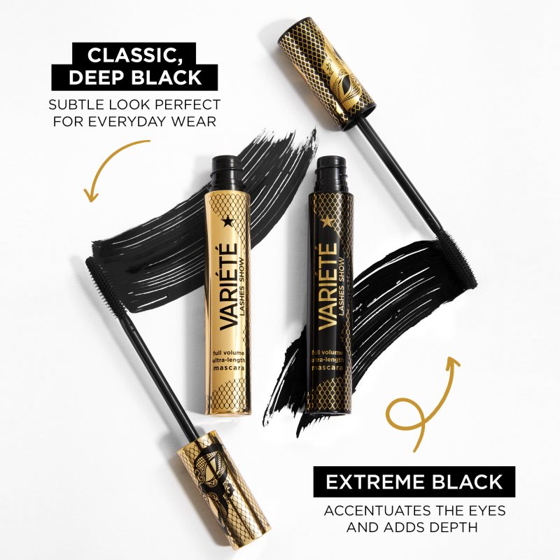 Eveline Cosmetics Veriété Lashes Show Volumen-Mascara Farbton Black 10 ml (Bild 5)