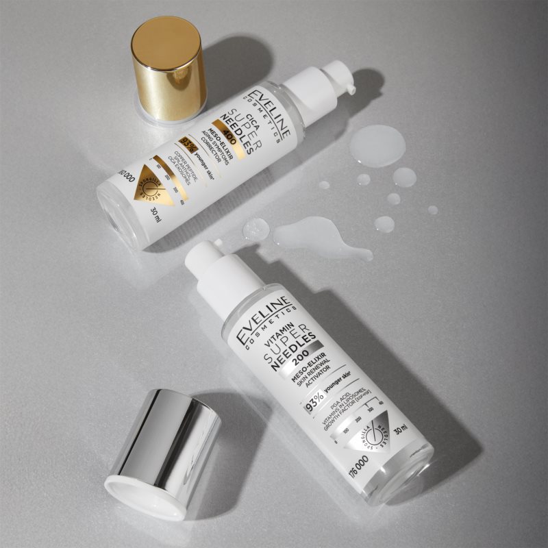 Eveline Cosmetics Vitamin Super Needles 200 Activator für die Erneuerung der Hautzellen 30 ml (Bild 6)