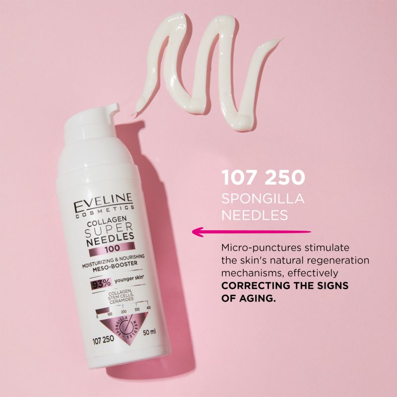 Eveline Cosmetics Collagen Super Needles 100 Feuchtigkeitsspendendes Serum mit ernährender Wirkung 50 ml (Bild 3)