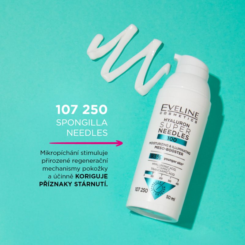 Eveline Cosmetics Hyaluron Super Needles 100 hydratační sérum 50 ml (obrázek 7)