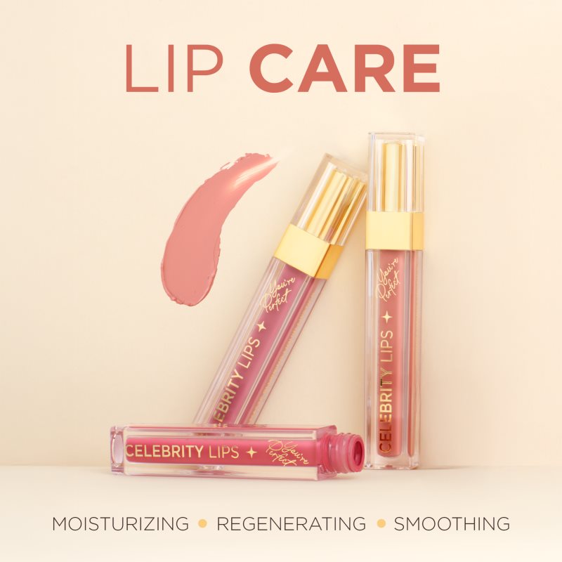 Eveline Cosmetics Celebrity Lips lang anhaltender, matter, flüssiger Lippenstift Farbton 01N 4 ml (Bild 3)