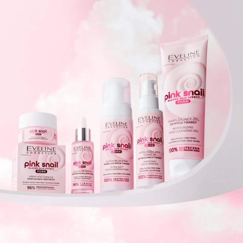 Eveline Cosmetics Pink Snail Glazed Skin Effect aufhellendes Serum für das Gesicht 30 ml (Bild 8)
