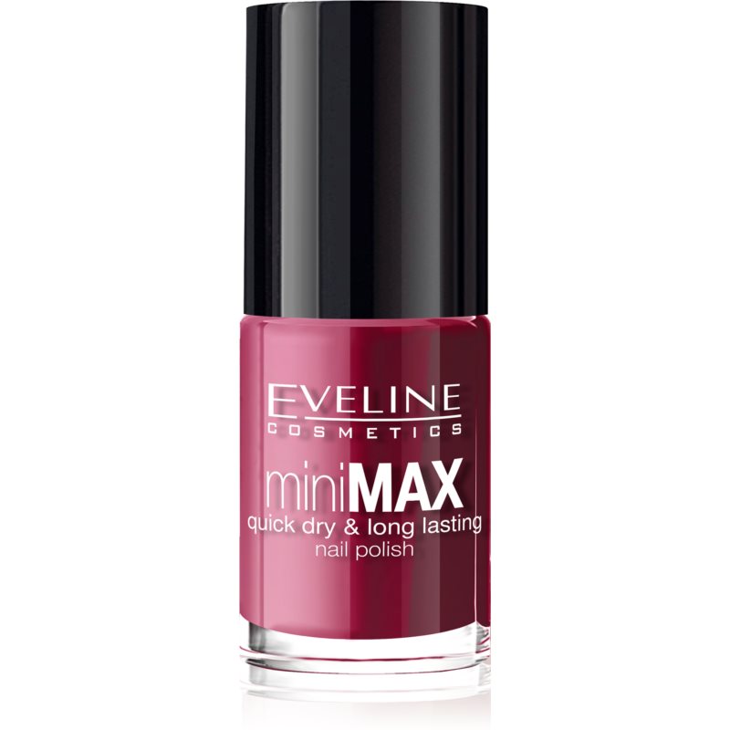 Eveline Cosmetics Mini Max швидковисихаючий лак для нігтів відтінок 601 5 мл