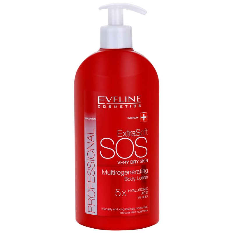 Eveline Cosmetics Extra Soft SOS regeneračné telové mlieko pre veľmi suchú pokožku 350 ml