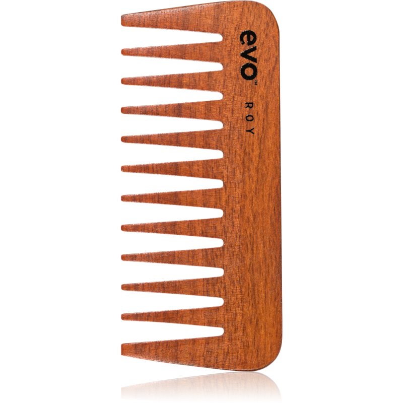E-shop EVO Roy Detangling Comb hřeben na vlasy ze dřeva 1 ks
