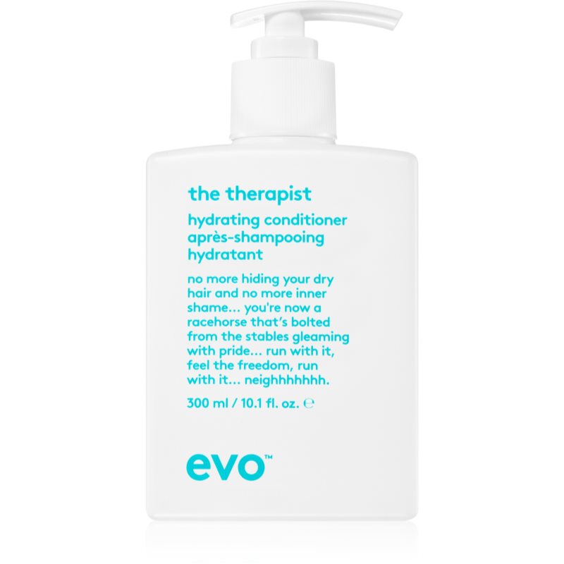 EVO Hydrate The Therapist feuchtigkeitsspendender Conditioner für trockenes und gefärbtes Haar 300 ml