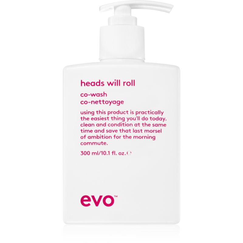 EVO Heads Will Roll Co-Wash šampón a kondicionér 2 v1 pre vlnité a kučeravé vlasy 300 ml
