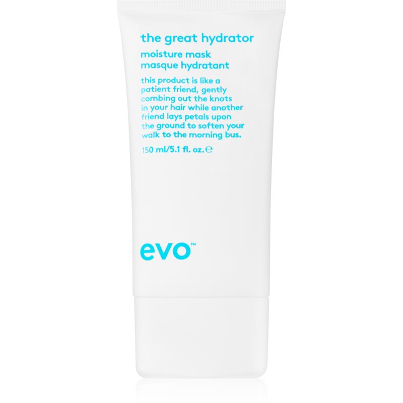EVO Hydrate The Great Hydrator Hydratisierende Maske für Glanz auf trockenem und brüchigem Haar 150 ml