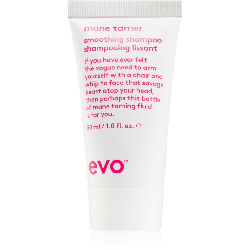 EVO Mane Tamer Smoothing Shampoo glättendes Shampoo 30 ml