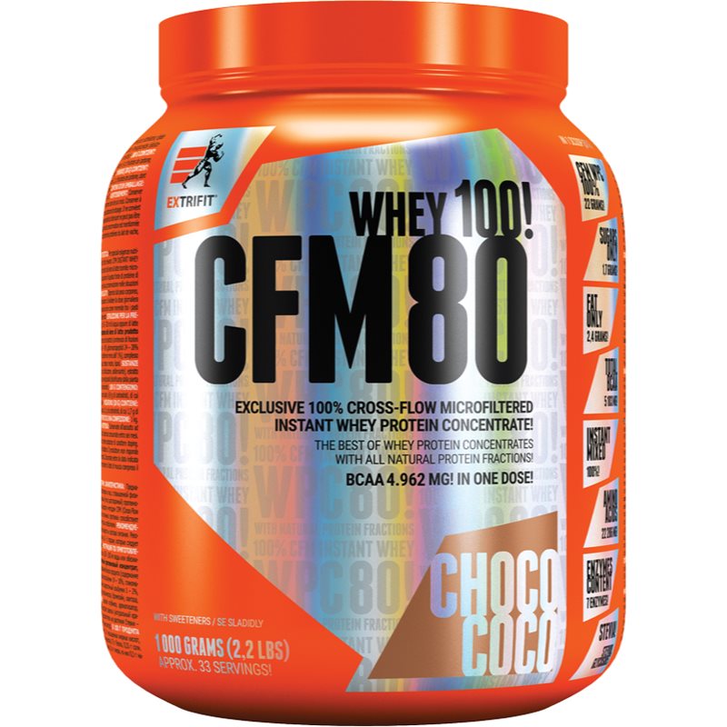 Extrifit CFM Instant Whey 80 Choco Coco 1000 g koupíte na Notino.cz