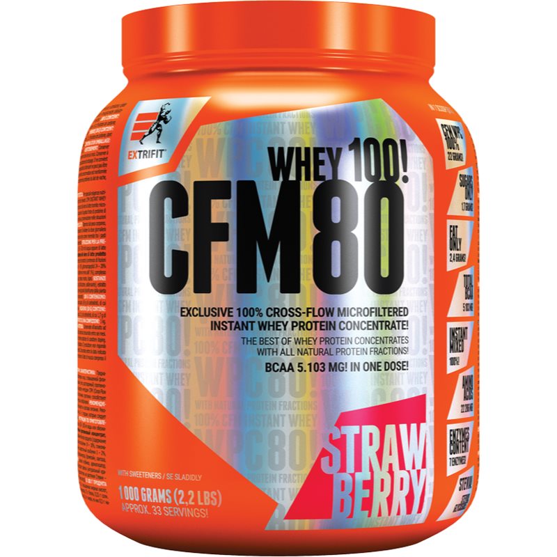 Extrifit CFM Instant Whey 80 1kg - jahoda koupíte na Notino.cz