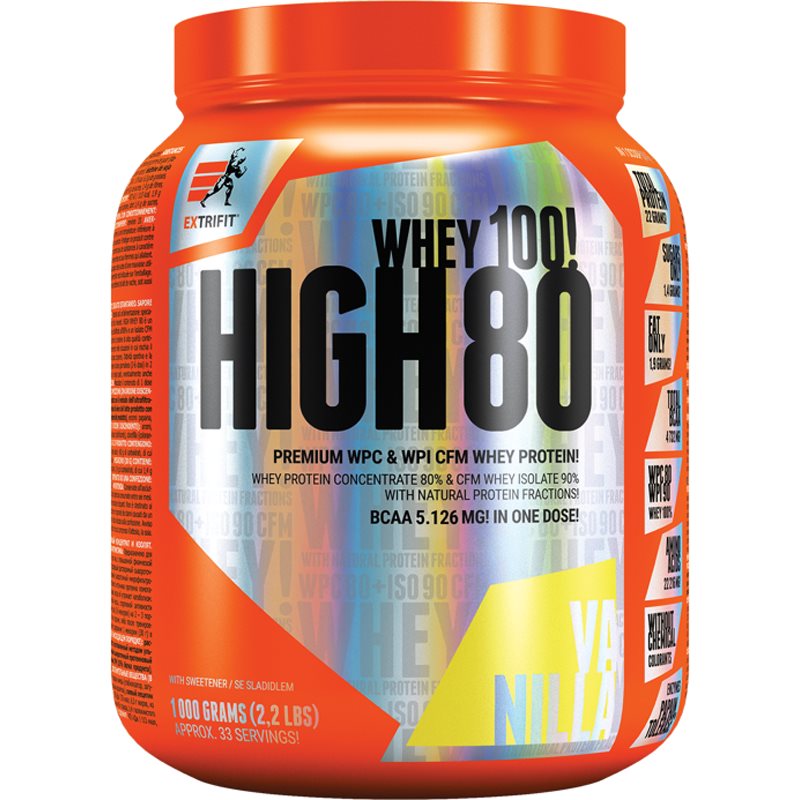 Extrifit High Whey 80 Vanilla 1000 g koupíte na Notino.cz