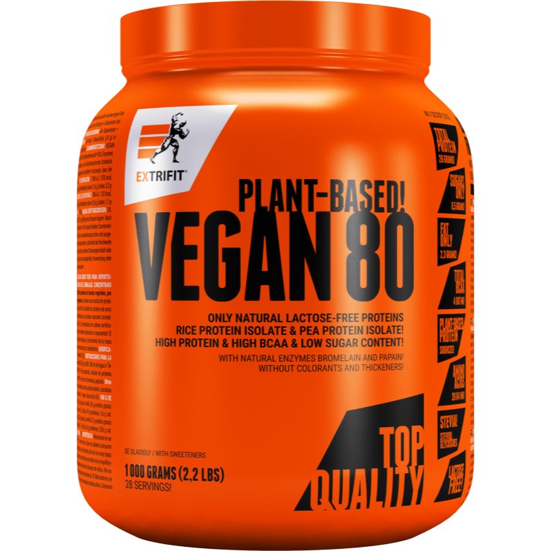 Extrifit Extrifit Vegan 80 białko wegańskie smak Chocolate 1000 g