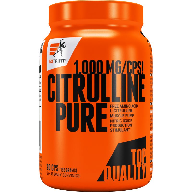 Extrifit Extrifit Citrulline Pure 1000 mg zwiększenie wydolności fizycznej i regeneracja 90 caps.