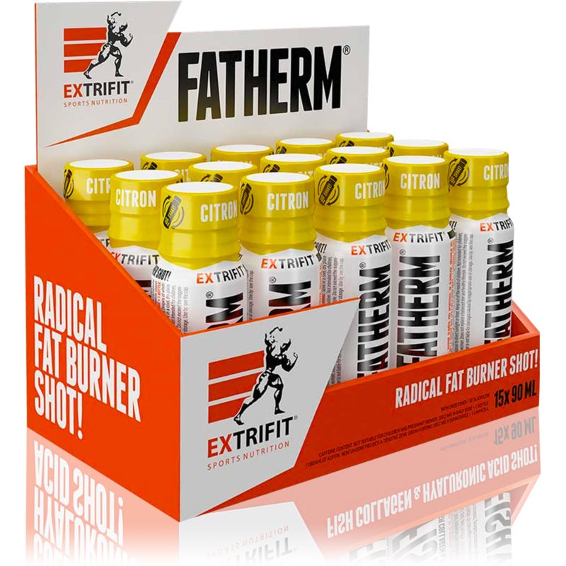 E-shop Extrifit Fatherm Shot spalovač tuků příchuť Lemon 15x90 ml