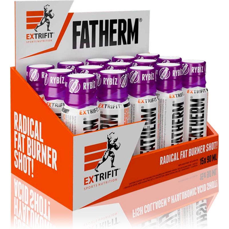 E-shop Extrifit Fatherm Shot spalovač tuků příchuť Blackcurrant 15x90 ml