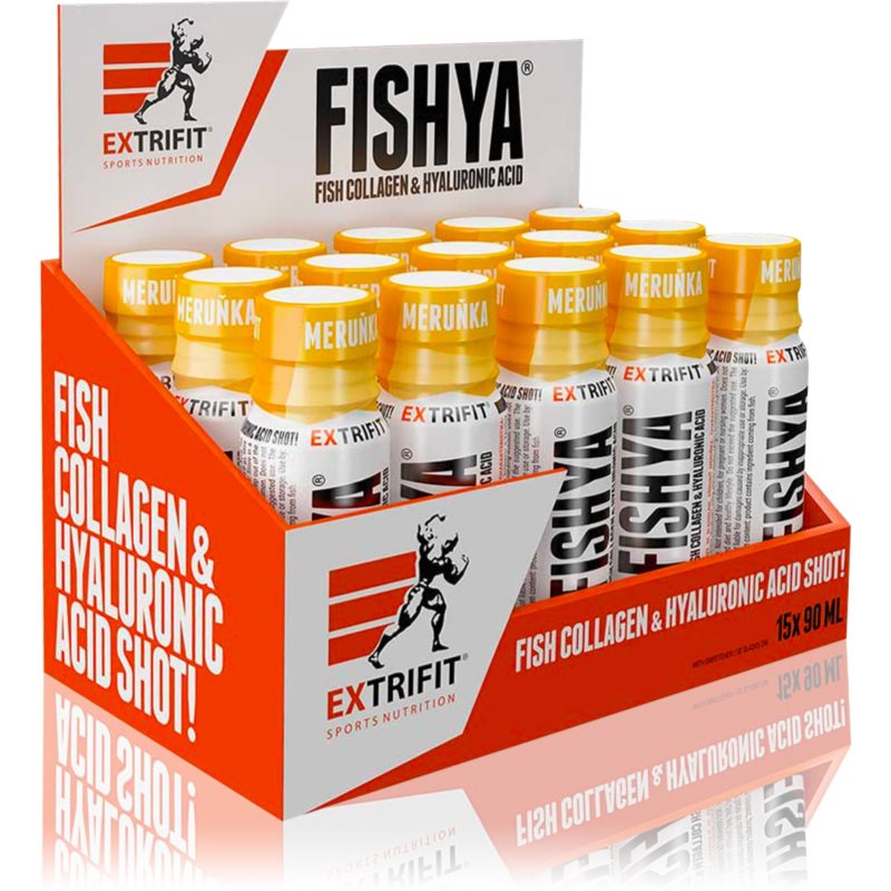 E-shop Extrifit Fishya Shot tekutý kolagen příchuť Apricot 15x90 ml
