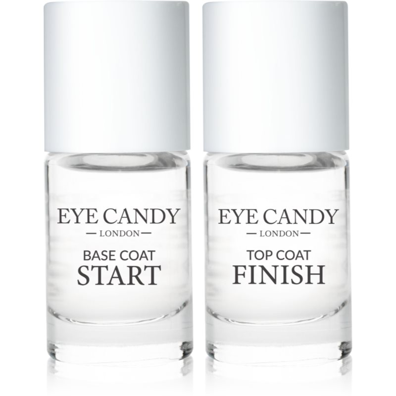 Eye Candy Gel Nail Wrap System gel top coat without the use of a UV/LED lamp 2x10 ml
