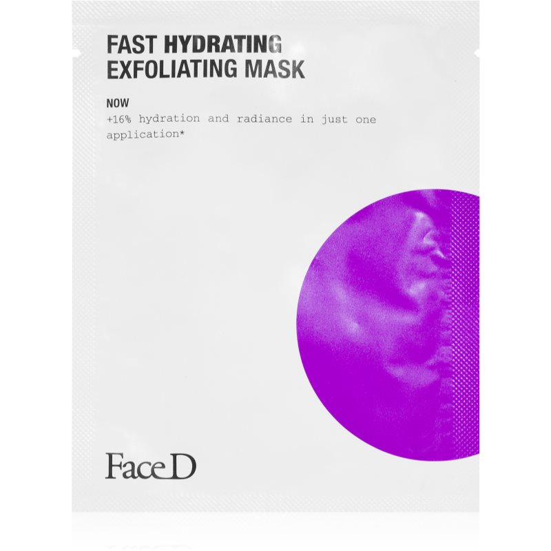 Face D Fast Hydrating eksfolijacijska sheet maska 17 ml