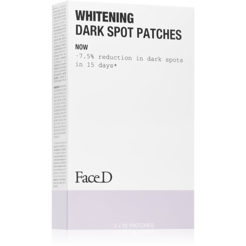 Face D Whitening пластир для проблемної шкіри проти темних плям 3x10 кс