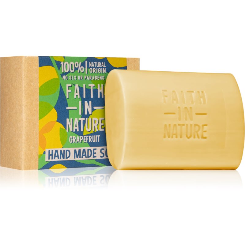 E-shop Faith In Nature Hand Made Soap Grapefruit přírodní tuhé mýdlo 100 g