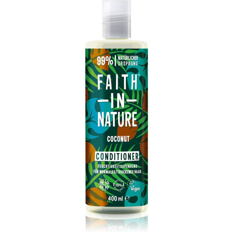 E-shop Faith In Nature Coconut hydratační kondicionér pro normální až suché vlasy 400 ml