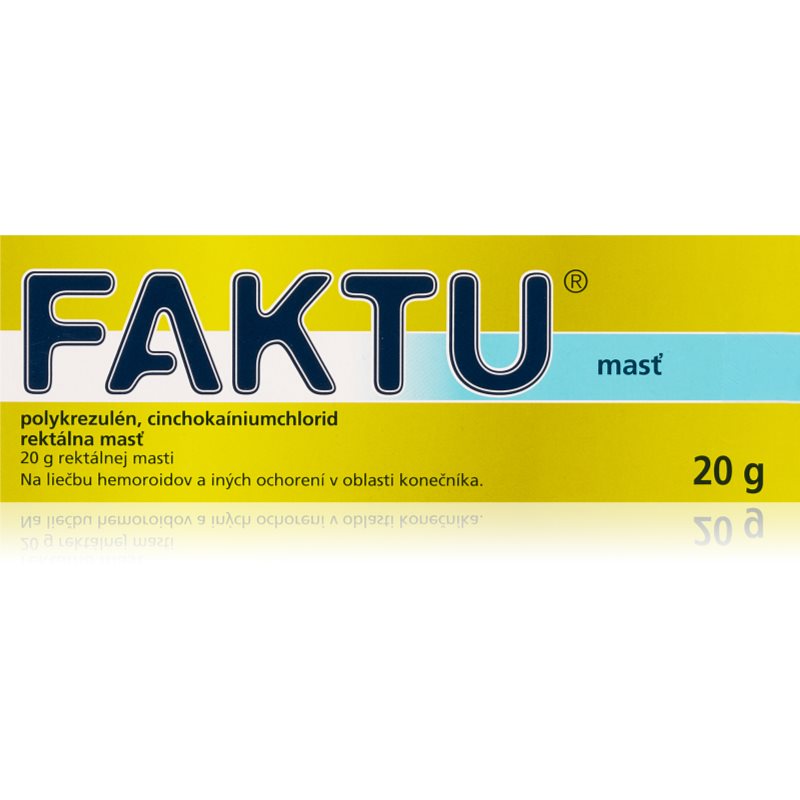Faktu Faktu masť rektálna masť na hemoroidy 20 g kúpite na Notino.sk
