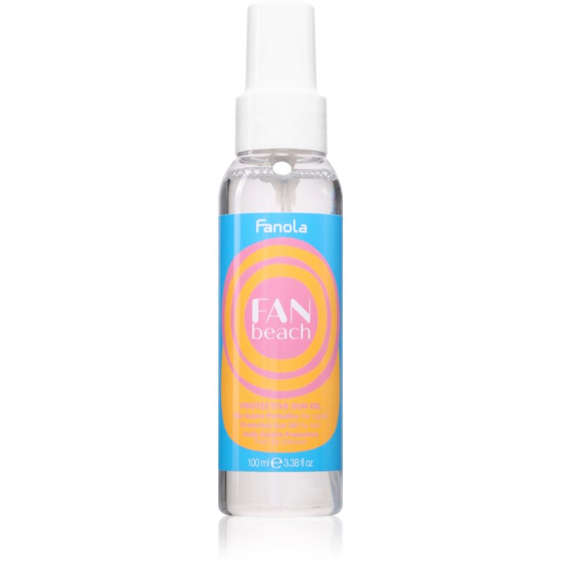 Fanola FAN Beach Sun Oil ochranný olej na vlasy proti slunečnímu záření 100 ml