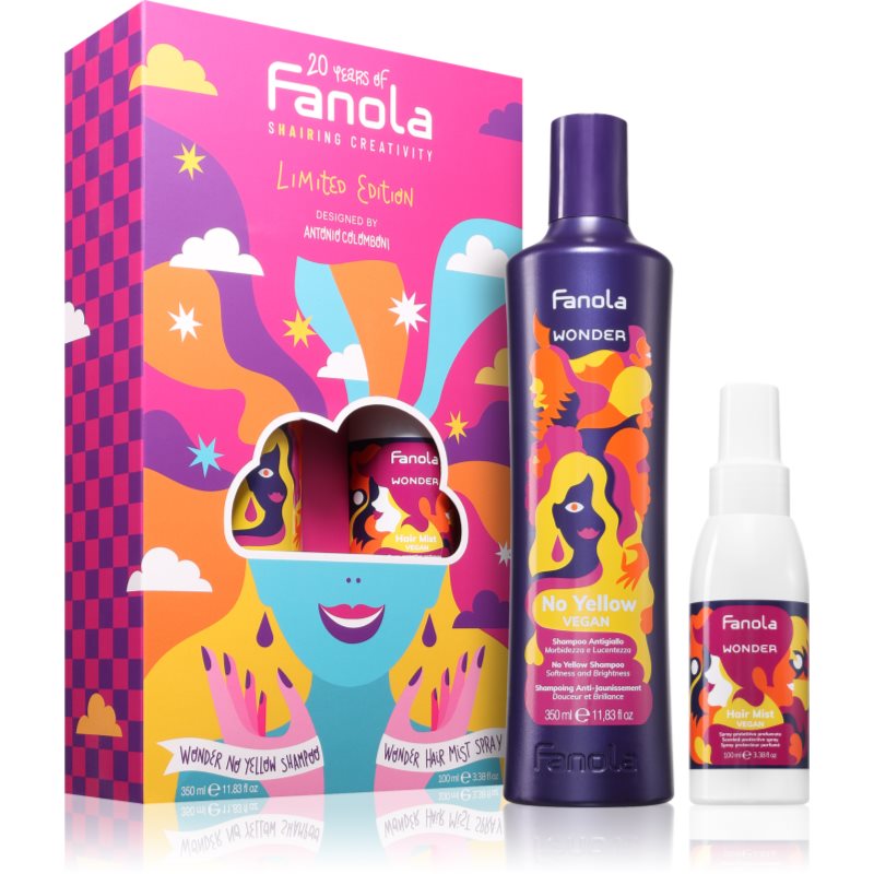 Fanola Wonder Set Geschenkset für blondes und meliertes Haar