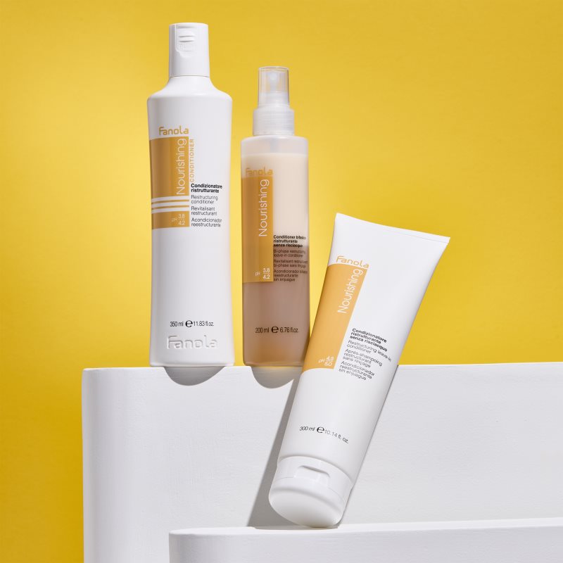 Fanola Nourishing Restructuring Shampoo vyživujúci šampón pre suché a poškodené vlasy 350 ml (obrázok 5)