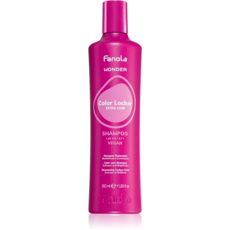 Fanola Wonder Color Locker Extra Care Shampoo зміцнюючий шампунь для фарбованого волосся 350 мл
