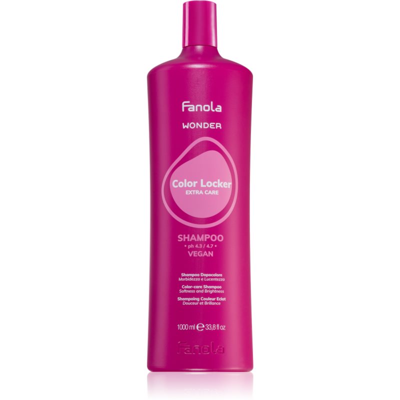 Fanola Wonder Color Locker Extra Care Shampoo rozjasňujúci a posilňujúci šampón pre farbené vlasy 1000 ml