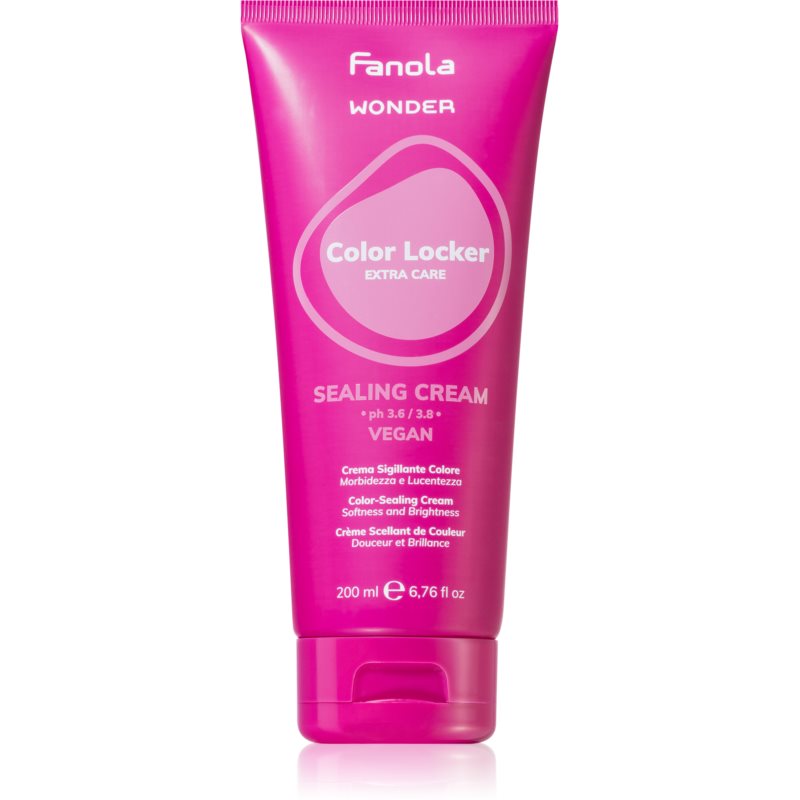 Fanola Wonder Color Locker Extra Care Sealing Cream розгладжуючий крем для волосся для фарбованого волосся 200 мл