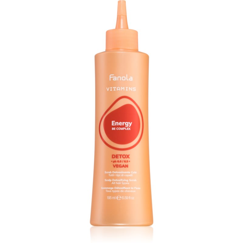 Fanola Vitamins Scalp Detoxifying Scrub очищуючий пілінговий гель для всіх типів волосся 195 мл