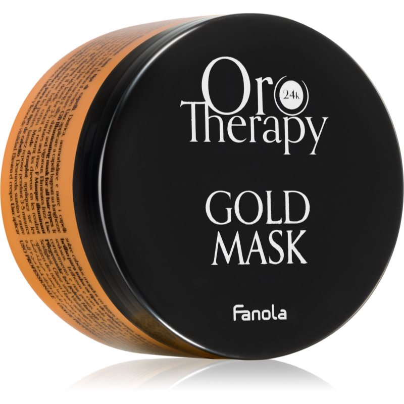 E-shop Fanola Oro Therapy Gold Mask hydratační maska pro suché a nepoddajné vlasy 300 ml