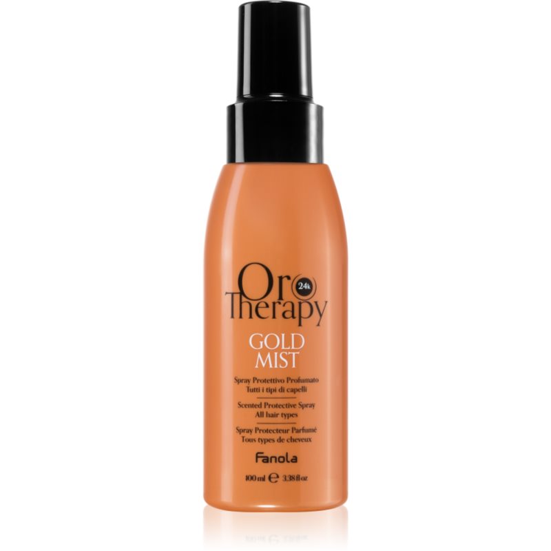 Fanola Oro Therapy Gold Mist стайлінговий захисний спрей для волосся з золотом 24 карата 100 мл