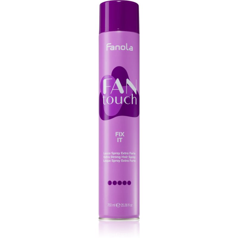 Fanola FAN touch ekstra utrjevalni lak za lase 750 ml