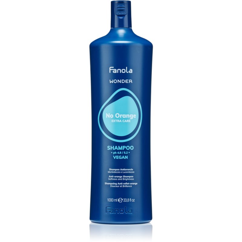 Fanola Wonder No Orange Shampoo Shampoo Neutralising Orange Tones 1000 Ml