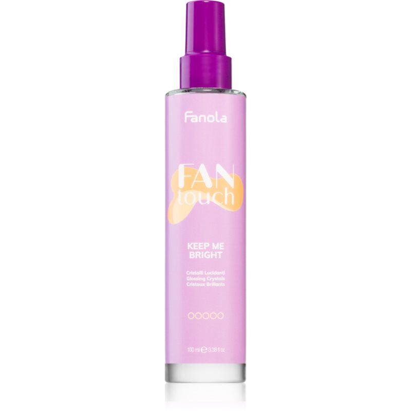 Fanola FAN touch KEEP ME BRIGHT spray a fénylő és selymes hajért 100 ml