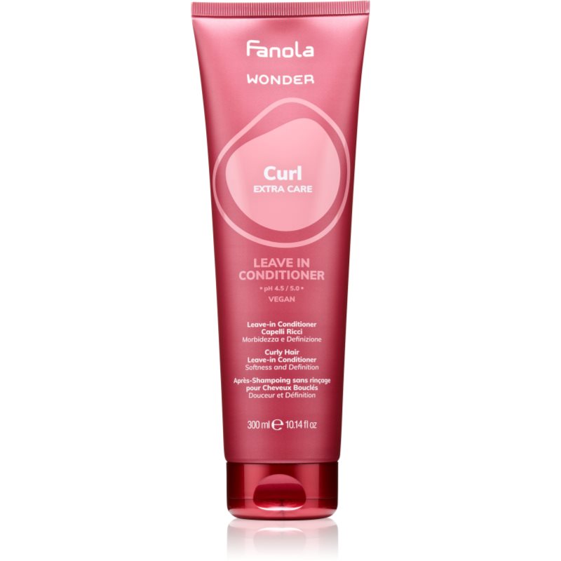 Fanola Wonder Leave-In Conditioner Balsamo Senza Risciacquo Per Capelli Ricci 300 Ml