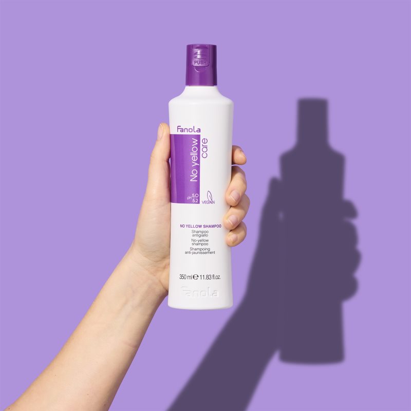 Fanola No Yellow Shampoo Shampoo neutralisiert gelbe Verfärbungen 350 ml (Bild 4)