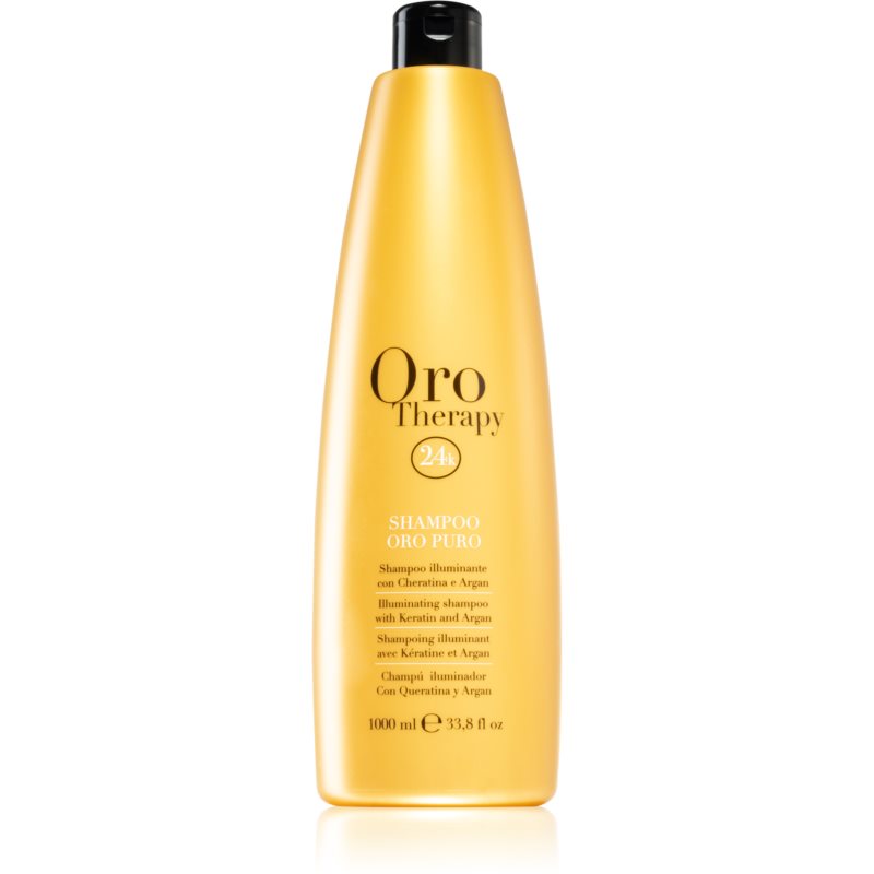 Fanola Oro Therapy Shampoo Oro Puro шампунь для блиску волосся для тьмяного волосся 1000 мл