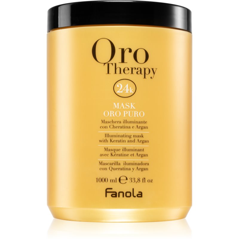 Fanola Oro Therapy Mask Oro Puro rozjasňujúca maska pre matné vlasy 1000 ml