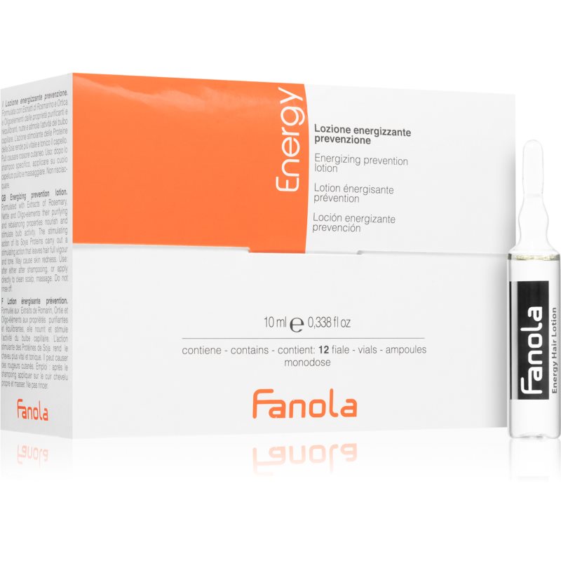 Fanola Energy бальзам проти випадіння волосся з активаторем росту 12x10 мл
