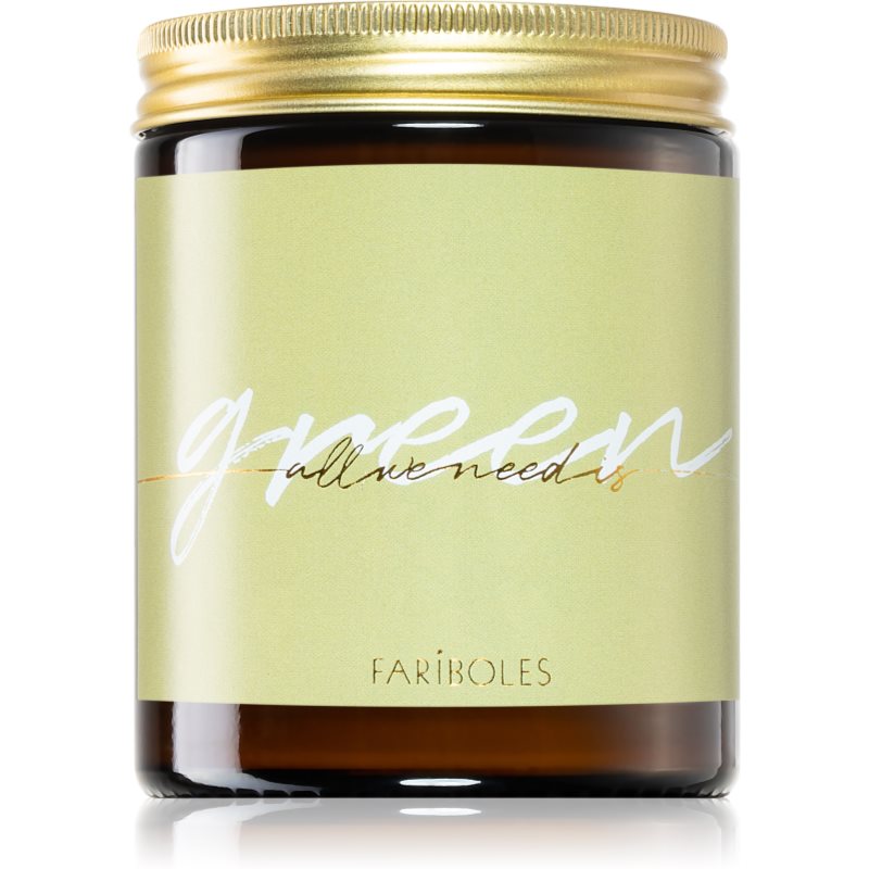 FARIBOLES All We Need Is Green Scented Candle 140 G